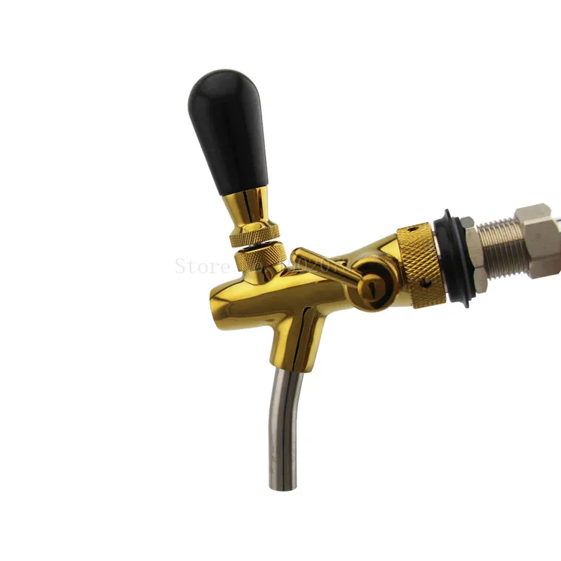 Adjustable Beer Tap With Stainless Steel Liquid Ball Lock Disconnect Home Brew Keg Tap Beverage Dispenser Beer Faucet (20)