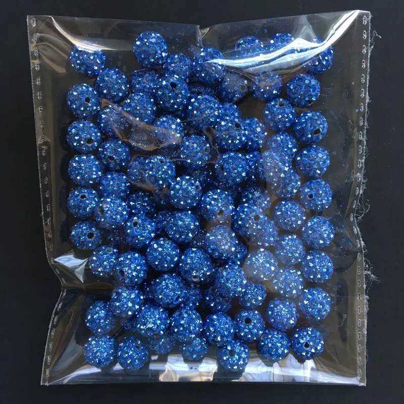 100 шт. 10 мм 6 рядов Высокое качество Micro Crystal мозаичный шар бисера для браслет DIY Цепочки и ожерелья драгоценность решений