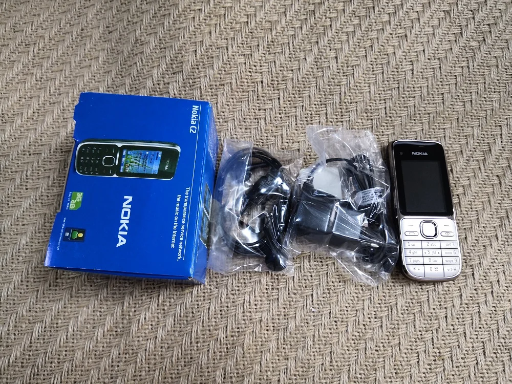 C2-01 разблокированный Nokia C2-01 1020mAh 3.15MP 3g Поддержка русской клавиатуры и аракбической клавиатуры и иврит клавиатуры мобильного телефона