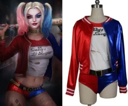 New Batman DC Comics Suicide Squad Harley Quinn Costume
