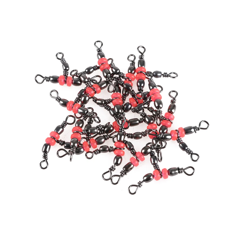 20 шт. прочный твердый сплиттер латунный баррель 3 ходовые поворотные подшипники соединительные кольца Rolling Trident Wivels подшипник рыболовные инструменты