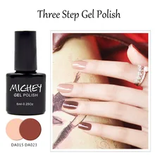 MICHEY Charming Orange Soak Off French UV Gel Varnish Nail Polish Professional Painting vernis semi permanent Glaze