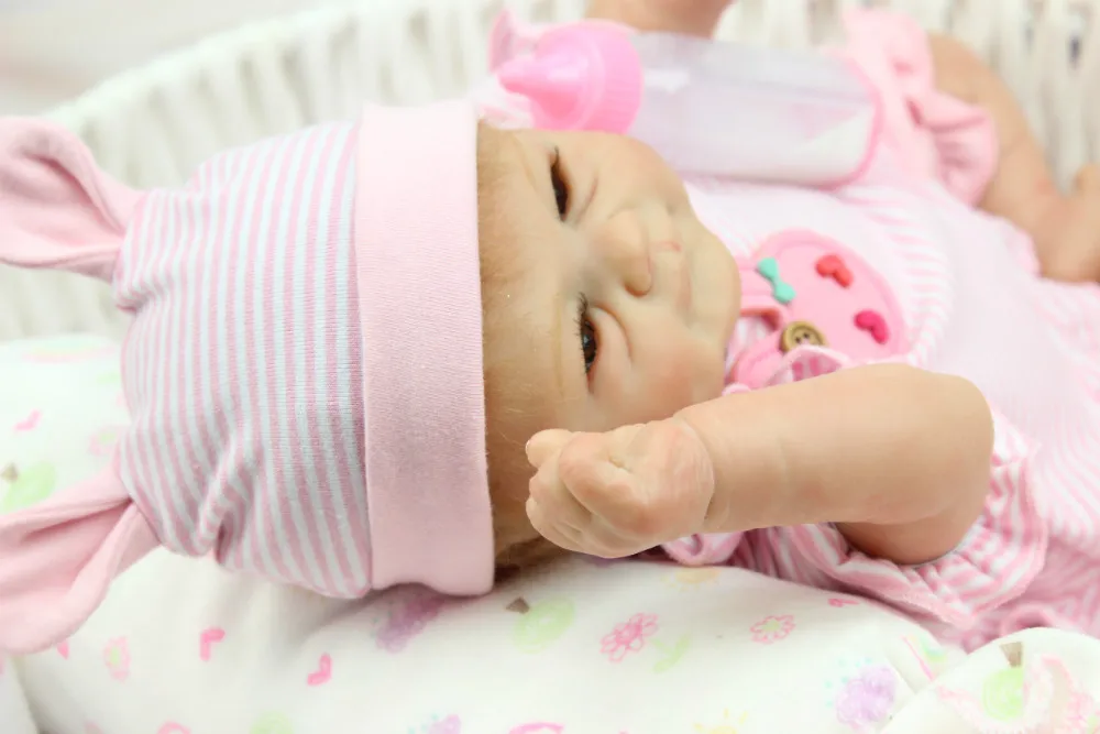 NPKCOLLECTIO реальные 40 см силиконовые куклы Adora реалистичные Bonecas для новорожденных Реалистичная Магнитная соска bebes reborn куклы игрушки для младенцев