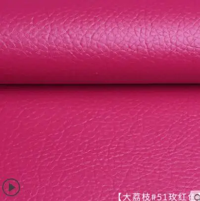 135x50 см искусственная кожа, самоклеящаяся подкладка, искусственная кожа, ткань для дивана - Цвет: hot pink