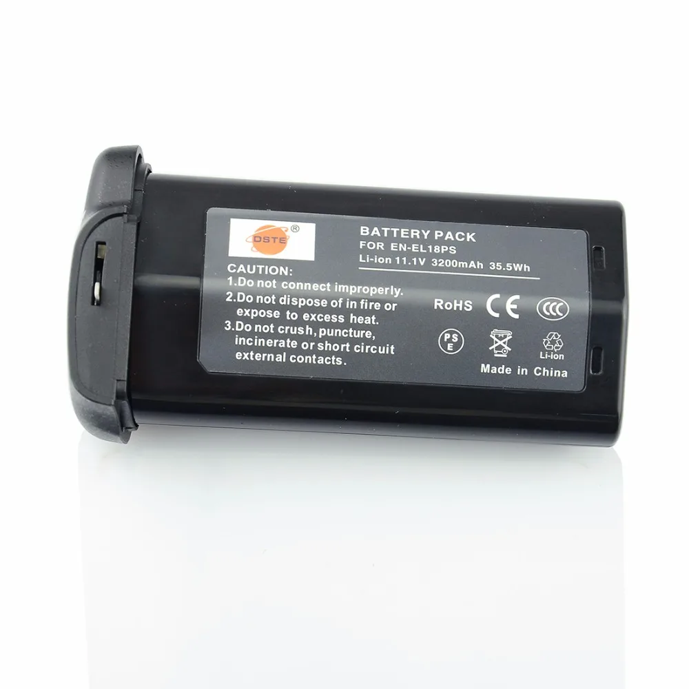 DSTE EN-EL18PS Перезаряжаемые Батарея+ Зарядное устройство для Nikon MB-D12 D800 D800E D810D D810A Батарейная ручка