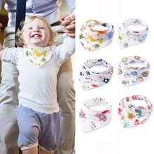 1 предмет, милые детские нагрудники, треугольные полотенца, хлопковые Слюнявчики с героями мультфильмов для новорожденных, абсорбирующая ткань, не загрязняющая воду, детский нагрудник