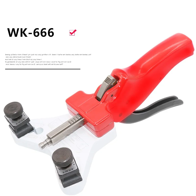 

Tubing Pipe Bender WK-666 Copper Pipe Tubing Bender Manual Tube Bending Tool Kit 5-12mm Air conditioning copper pipe too
