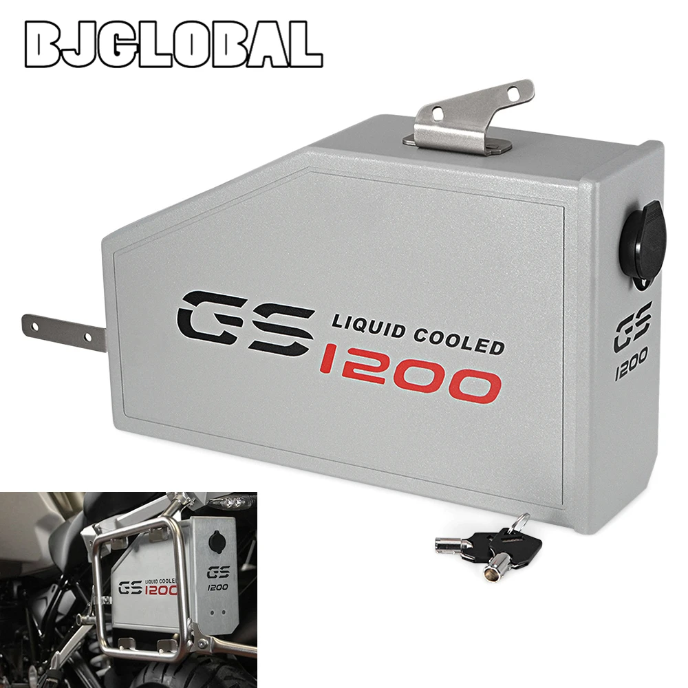 

Toolbox For BMW R1200GS R 1200 GS Adventure ADV Aluminum Left Side Tool Box Boxs Bag Bracket 2013 2014 2015 2016 2014 2018 2019