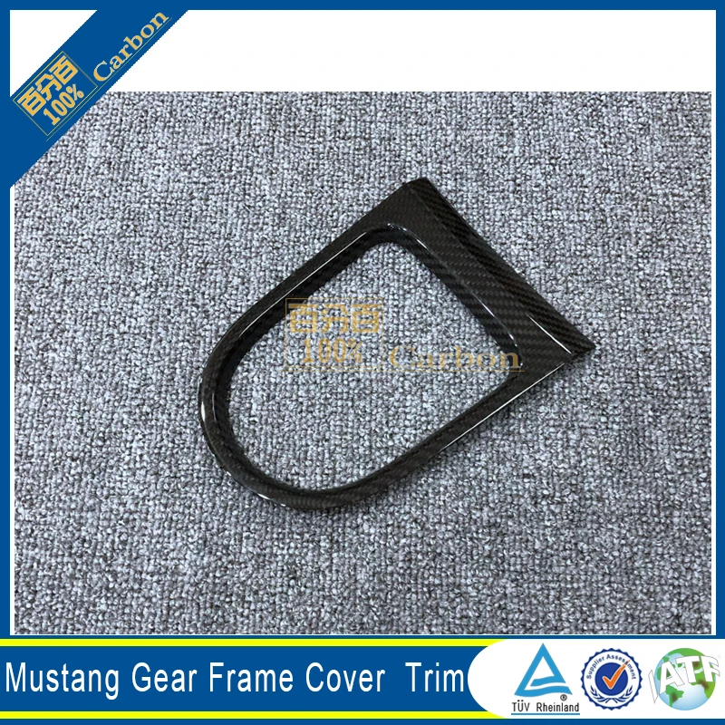 

Car Accessories Gear Frame Cover Carbon Fiber For Mustang 2017-2018