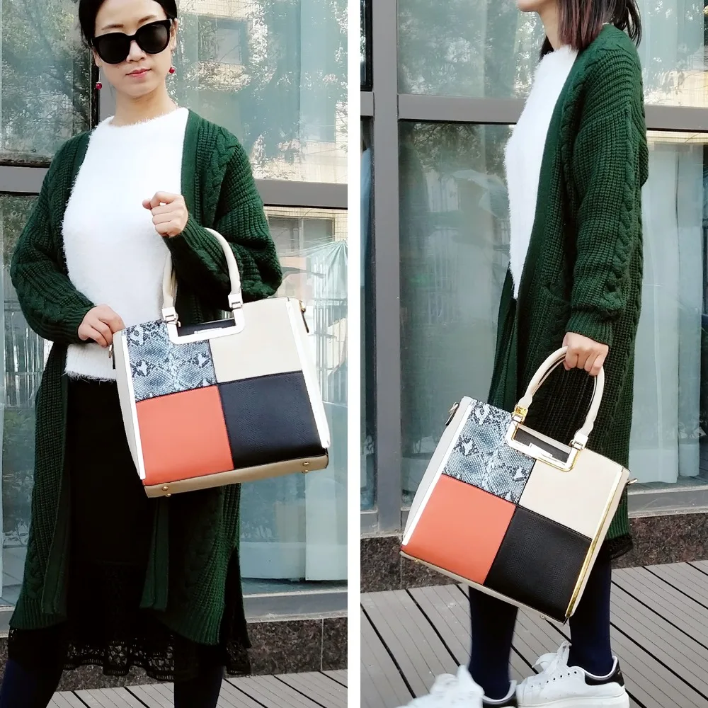 Роскошные сумки женские сумки дизайнерские строчки квадраты жесткие сумки Дамская сумка на плечо модные женские сумки через плечо PU | SY2121