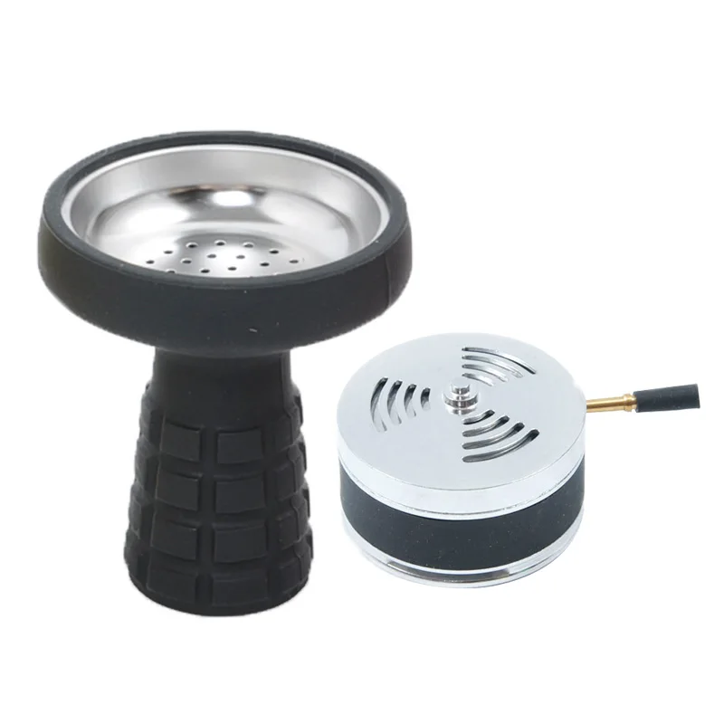 1 set Signal Kaloud Lotus with Grid Multi hole Silicone Bowl for Shisha