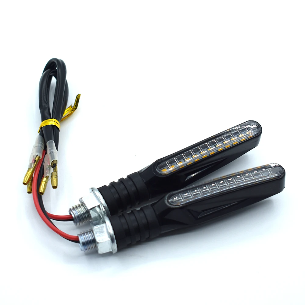 

Universal Motorcycle LED Flexible Turn Signal Indicator Amber Light for Triumph SPEED TRIPLE TIGER 1050/Sport 800 XC/XCX/XR/XRX