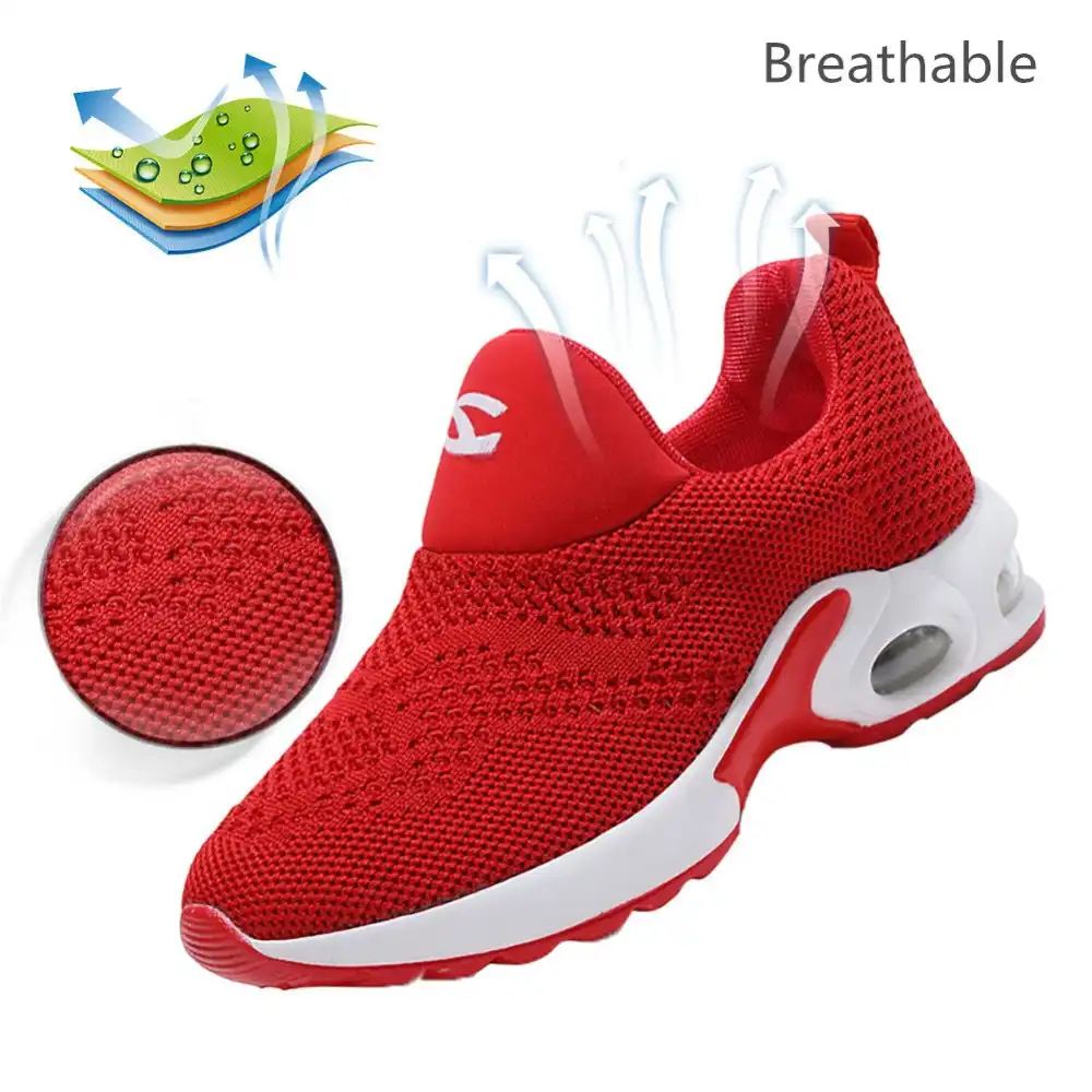 girls red tennis shoes