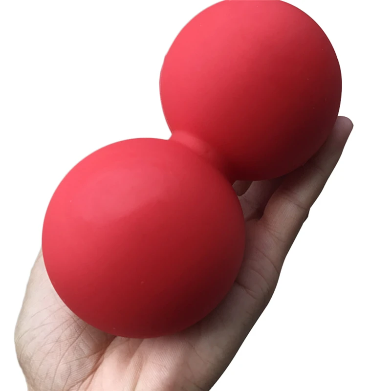 Арахис Массаж мяч двойной Лакросс массаж мобильности мяч для физиотерапии глубокий массаж тканей инструмент для Миофасциальный Релиз