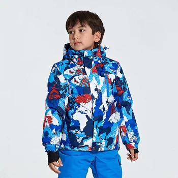 

New Children Ski Jackets Warm Winter Jackets Boys Girls Waterproof Outdoor Sport Snow Skiing Snowboarding Clothing For Child