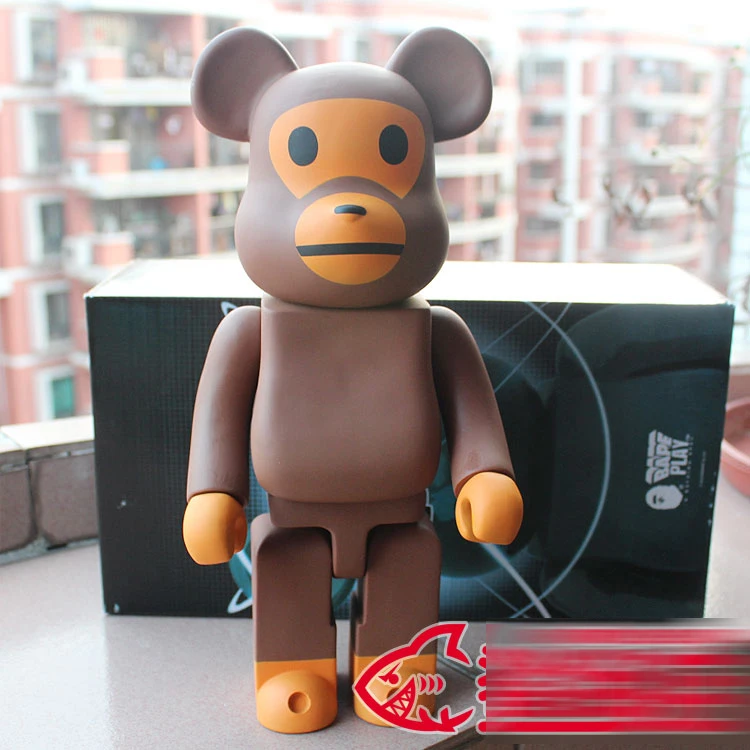 400% bearbrick Bear@brick BABY MILO BAPE Art Figure as a gift for boyfriends ,girlfriends and students