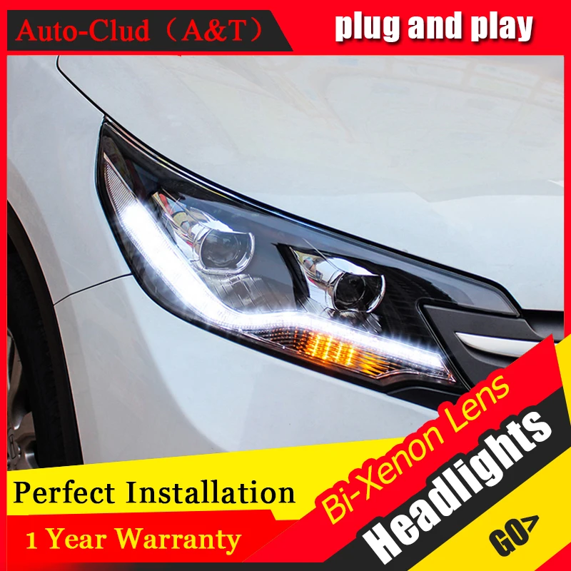 Car Styling For Honda CRV headlights 2012 15 For Honda CRV head lamp