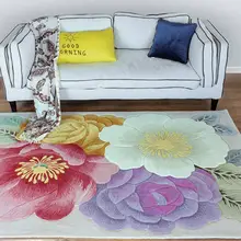 Японские шерстяные ковры прикроватные резные ковры для гостиная Холл Спальня Гостиная прохода брендовые Нескользящие шерстяные ковры