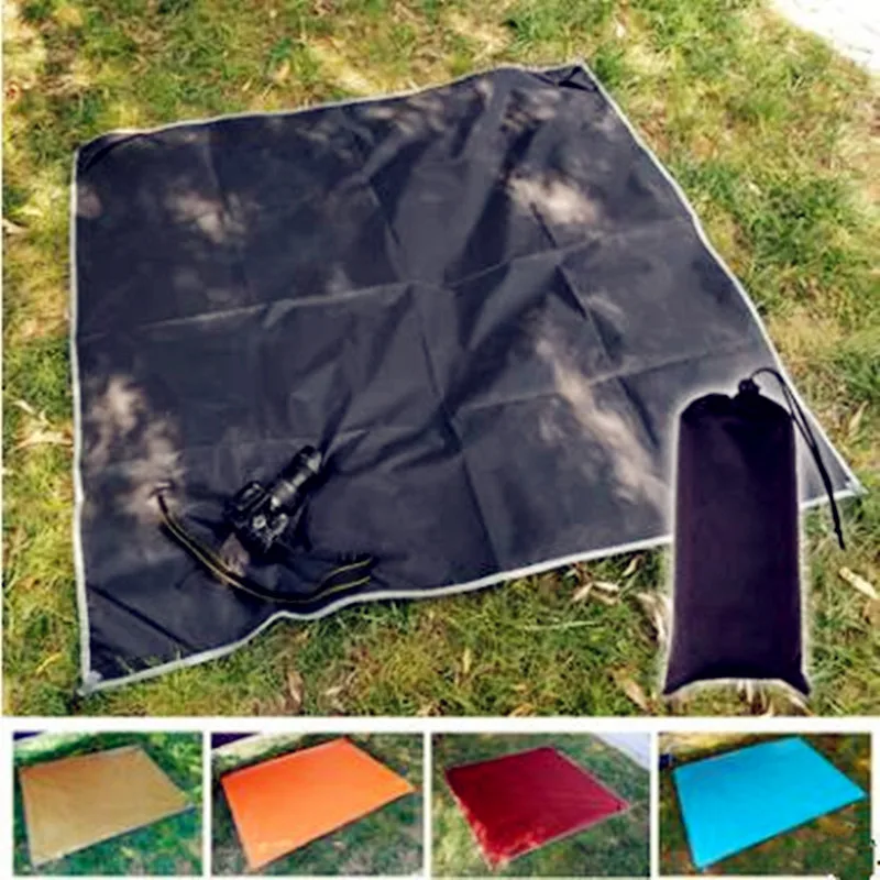 

Outdoor Sun Shade Waterproof Camping Mat Ultralight Tarp Pergola Oxford Beach Shelter Multifunction Awning Canopy Picnic Blanket