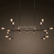 Винтажный Ностальгический промышленный античный блеск серии лофт американский кантри стиль большие подвесные лампы Эдисона Домашнего Декора Освещения