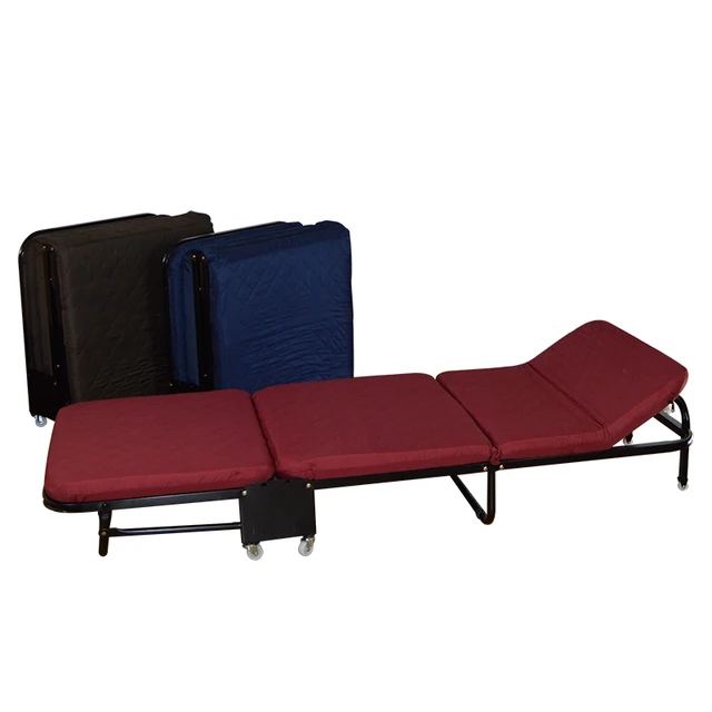 lit pliant simple déjeuner lit léger bureau adulte en bois planche