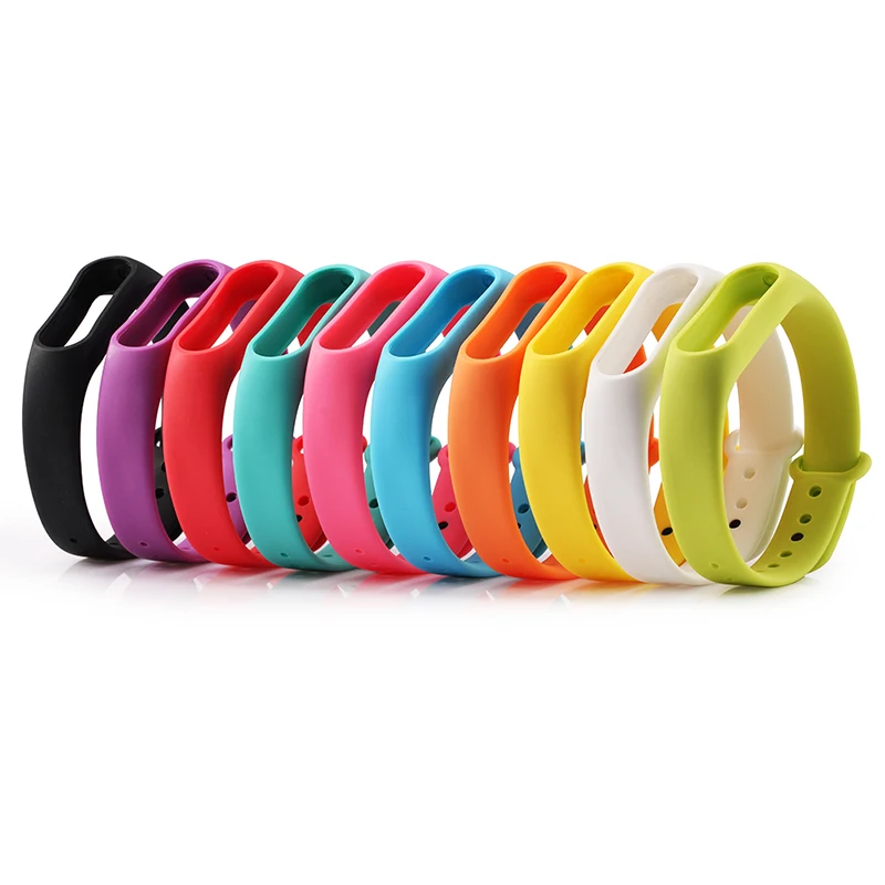 Силиконовый сменный ремешок HAOBA для Xiaomi Mi Band 2 цветные умные силиконовые браслеты