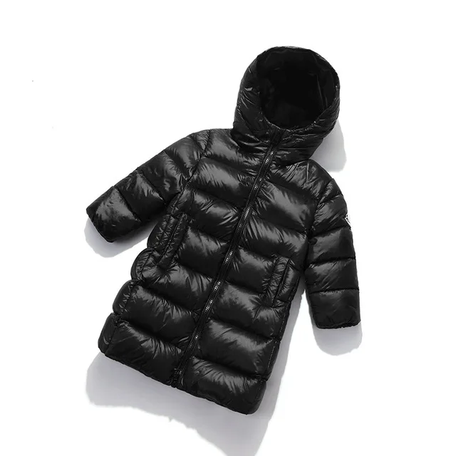 new Winter Girls Hooded Jacket Zipper Winter Coat For Girls Kids Padded Jacket Casual Children's Outerwear