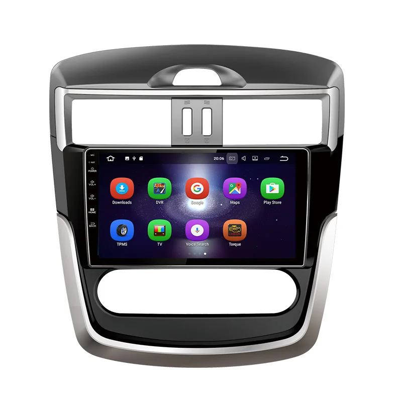 Excellent Lenvio 4GB+32GB 2 Din Android 8.0 CAR DVD GPS Player For Nissan Tiida 2011-2016 car stereo radio navigation Octa Core 1024*600 3