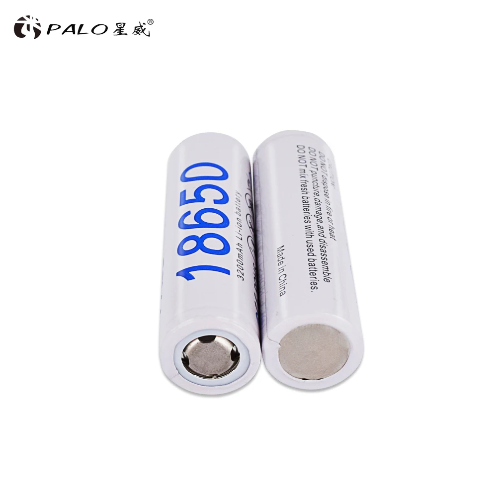 Palo 18650 литиевая аккумуляторная батарея 3200mAh 3-24pcs Оригинальные Литий-ионные батареи для Panasonic фонарик электронные сигареты