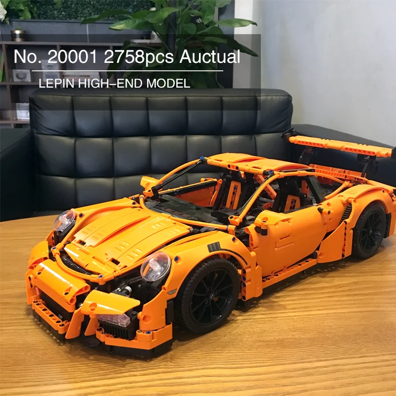 

Lepin Technic Series Racing Car DIY Model Set 20001 20001B Compatible with 42056 Building Blocks Bricks Birthday Children Gifts