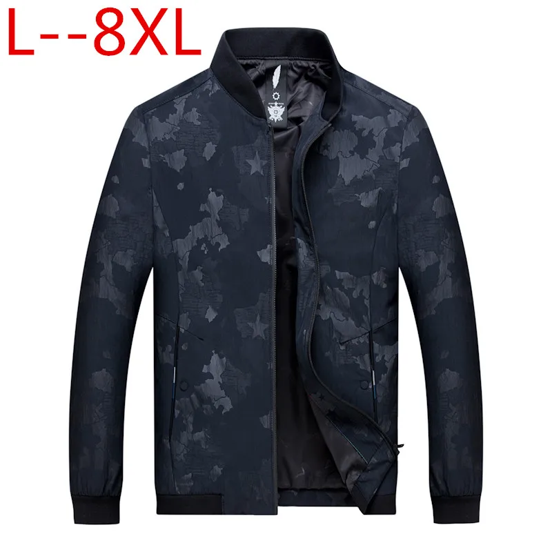 2018 Spring Autumn Casual printed Slim Bomber Jacket Men Overcoat Baseball Jackets Men's streetwear Jacket Top 8XL 6XL 5XL 4XL 2018 Spring Autumn Casual printed Slim Bomber Jacket Men Overcoat Baseball Jackets Men's streetwear Jacket Top 8XL 6XL 5XL 4XL