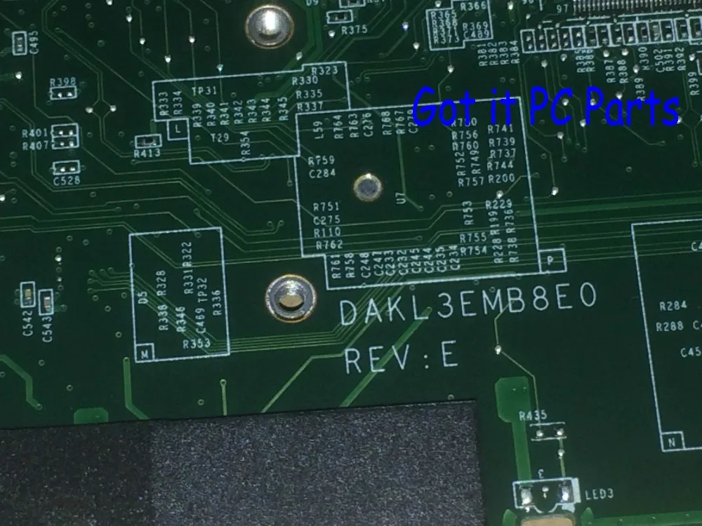 

FREE SHIPPING HOT IN RUSSIA 31KL3MB00Q0 DAKL3EMB8E0 REV : E for Lenovo Y560P LAPTOP MOTHERBOARD Build-in Video card fit I7