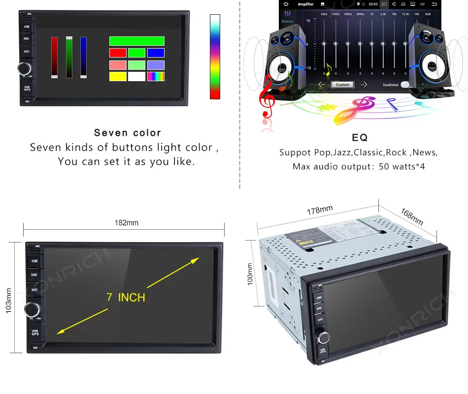Top Xonrich Autoradio 2 din Android 8.1GPS Head Unit For Nissan X-trail Juke Qashqai Multimedia Audio Stereo Tape Recoder Navigation 21