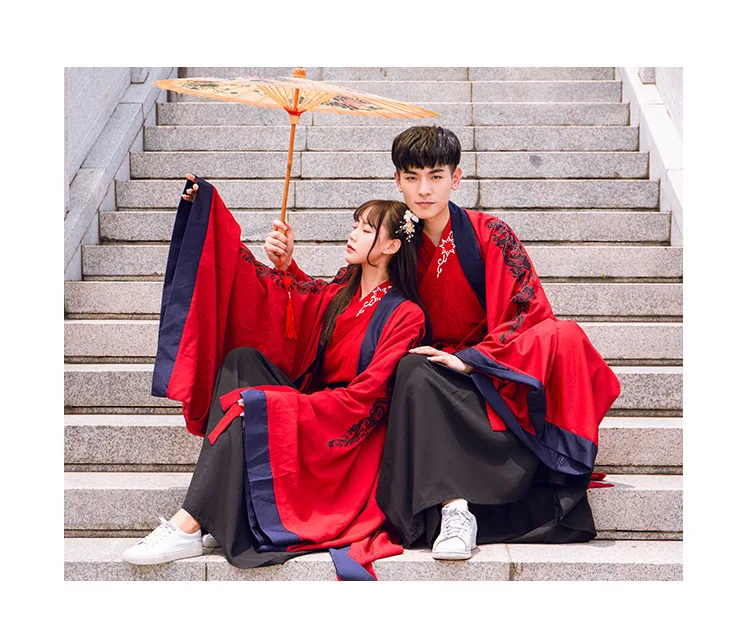 Hanfu Женский китайский костюм Китайский народный танец костюмы hanfu унисекс народное платье китайское свадебное платье Косплей Костюм плащи