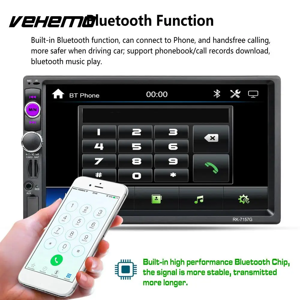 

2018 Car MP5 Smart MP5 Player TFT Screen Bluetooth Premium AM FM Radio