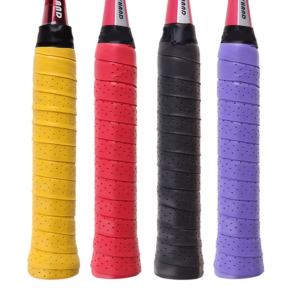 Stretchy Anti Slip Racket Bat font b Racquet b font Overgrip Roll Tennis Badminton Handle Tape