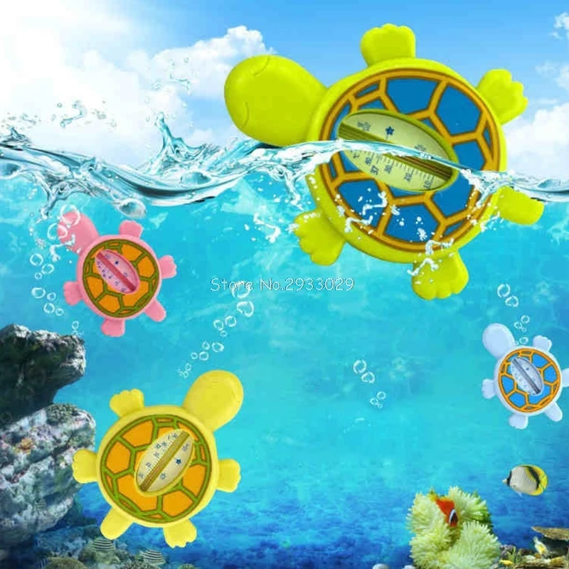 Bébé infantile baignoire température de l'eau testeur Animal dessin animé tortue thermomètre sans BPA