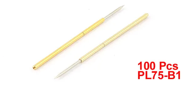Teste de Contato Peças Ponta Lança Primavera Pcb Sondas Pino Frete Grátis 100 Pl75-b1 0.74mm 2 Cheap Conectores