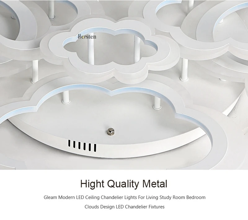 Horsten White Clouds High Power LED Ceiling chandelier For Living Room Bedroom Home Modern Led Chandelier Lamp Fixture (15)