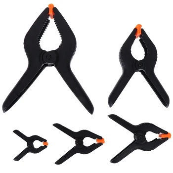 

1PCS 2/3inch Spring Clamps DIY Woodworking Tools Plastic Nylon Clamps For Woodworking Spring Clip Photo Studio Background