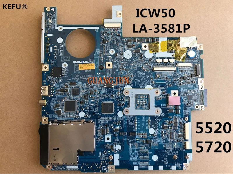 Материнская плата KEFU MBAK302002 для ноутбука ACER 5520 5720 60 дней гарантии быстрая
