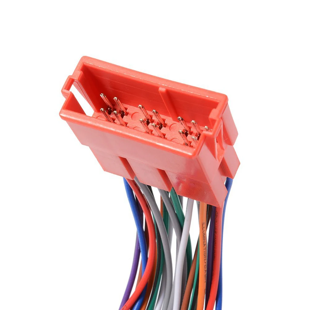 1 Piece 20-Pin Mini ISO Adapter 3.5mm AUX Audio Music Cable Connector MP3 Changer For VW Audi for VW Audi A2 A3 A4 A6 TT