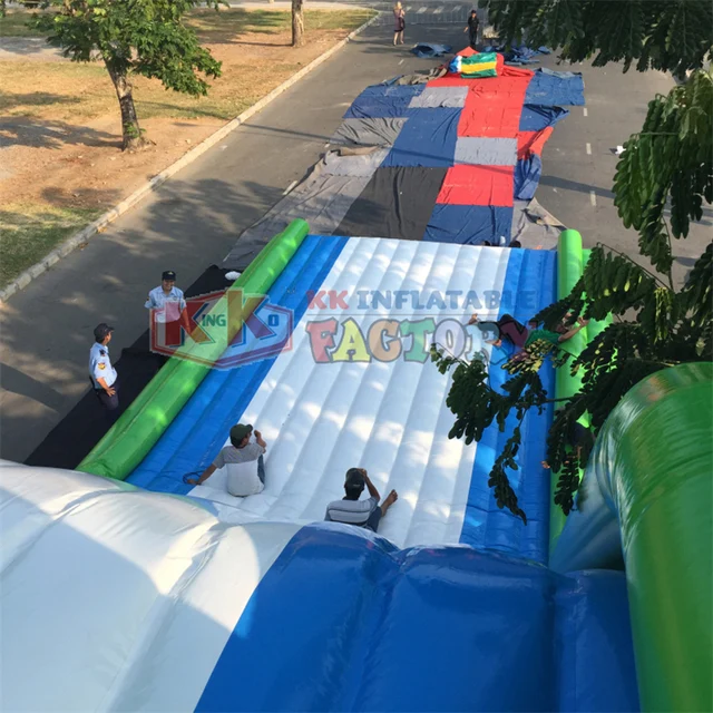 Vietnam Giant commercial inflatable water slide Government Activity entertainment inflatable water slip n slide 3