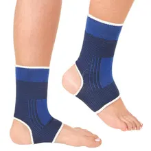 2 шт лодыжки ноги Эластичный компрессионный обёрточная бумага рукав бандаж поддержка защита Спорт облегчение боль в ноге на открытом воздухе