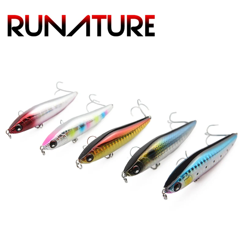 Runature Pencil Тонущая Рыболовная Приманка Minnow приманка 80 мм 19 г искусственная жесткая