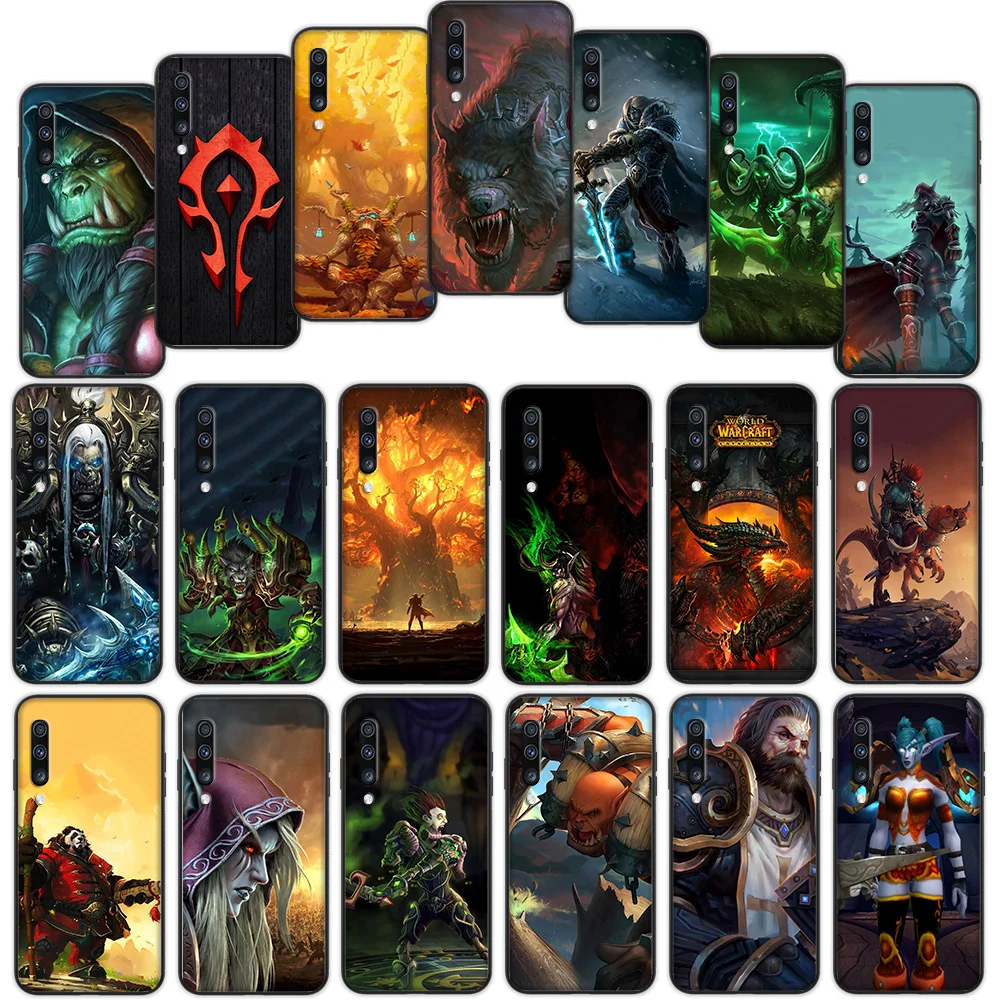 

World Of Warcrafts Soft Cover Case for Samsung Galaxy A50 A6 Plus A7 A8 2018 A5 A9 A10 A30 A40 A70