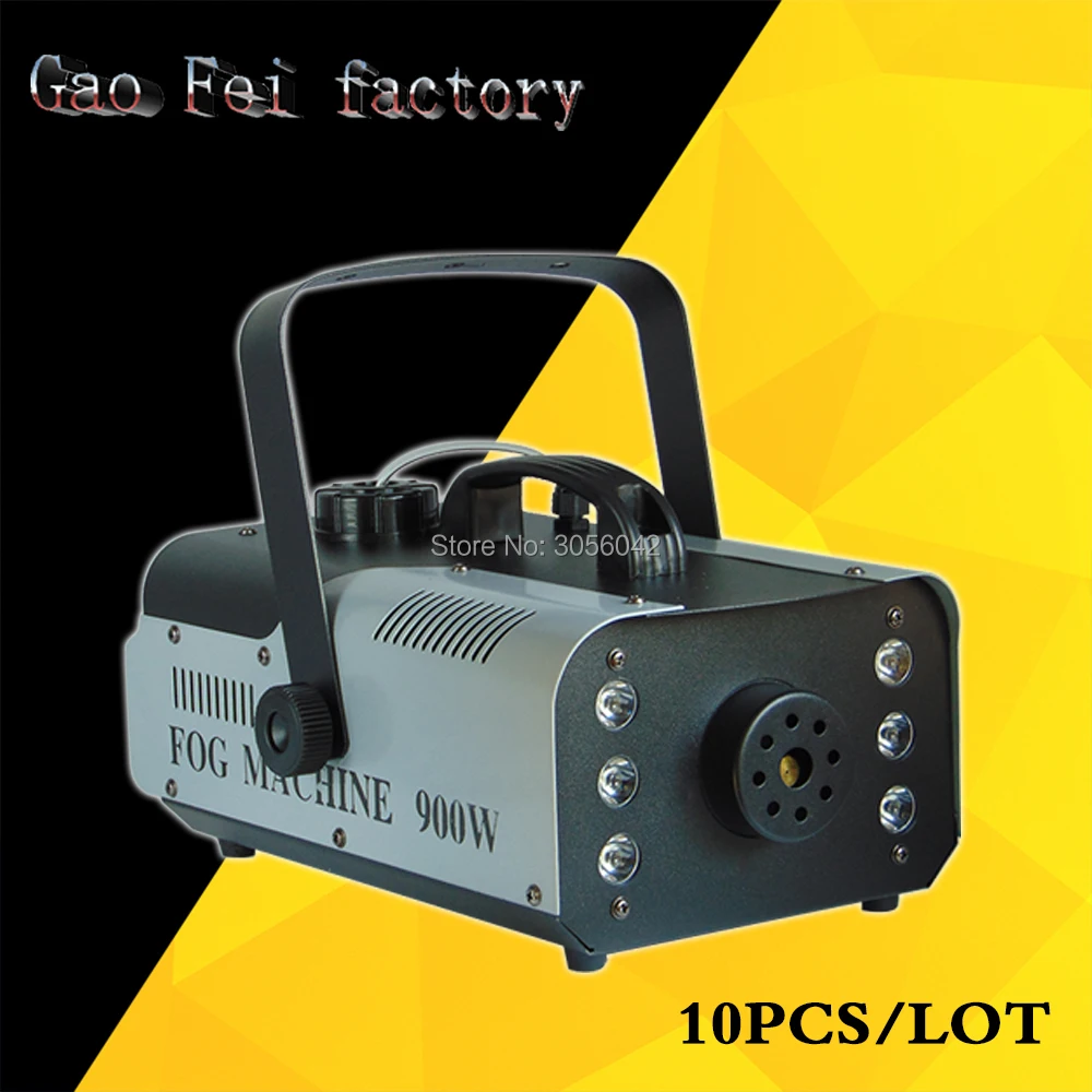 

RGB LED Wireless Smoke Fog Machine 900W Stage Lighting Effect For DJ Disco (10pcs/lot)