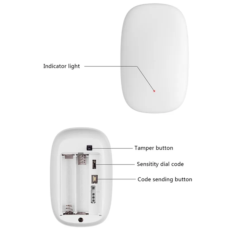 FUERS 433 МГц беспроводной вибрационный дверной/оконный датчик ...