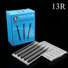50 шт. 13R наконечники для тату True Star черные длинные одноразовые наконечники 108 мм иглы-наконечники для мужчин;