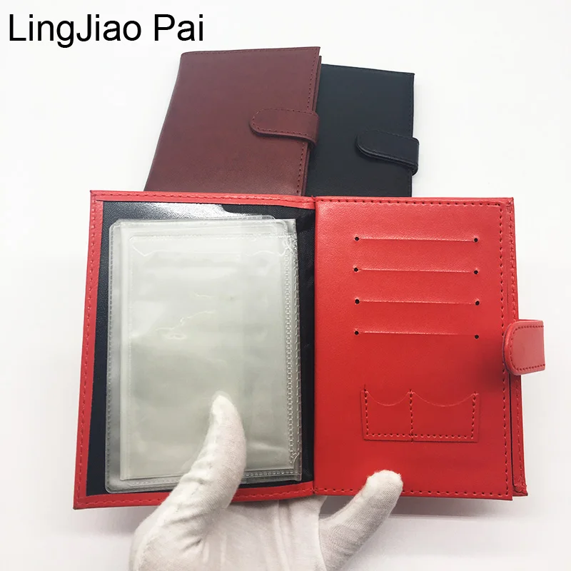 

LingJiao Pai Russian PU Leather Multiple Car Driving Lisence Cards Cover Wallet Cute Popular Driver's Credentials Holder Case